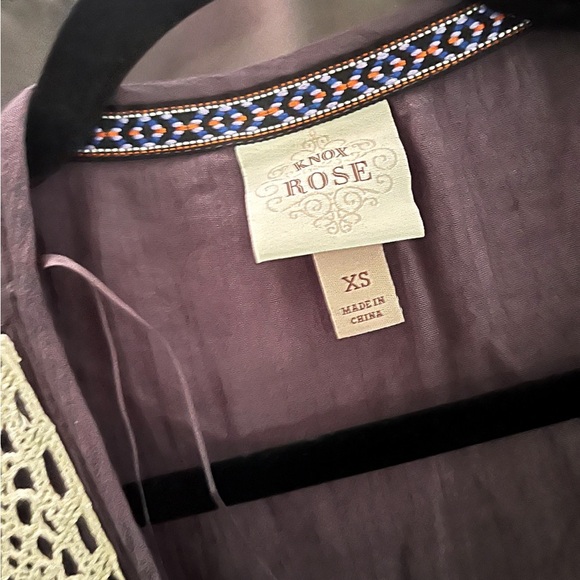 KIMONO 🌟 Dark Gray | Crochet Trim 🌟MUST BUNDLE🌟 - Picture 3 of 5